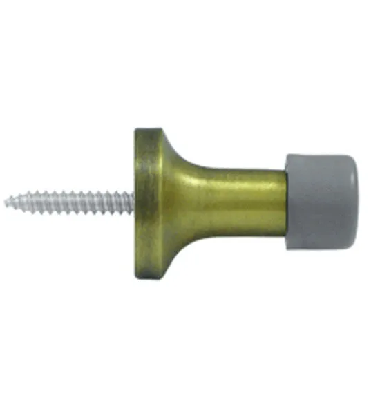 1 1/2 Inch Solid Brass Baseboard Door Bumper