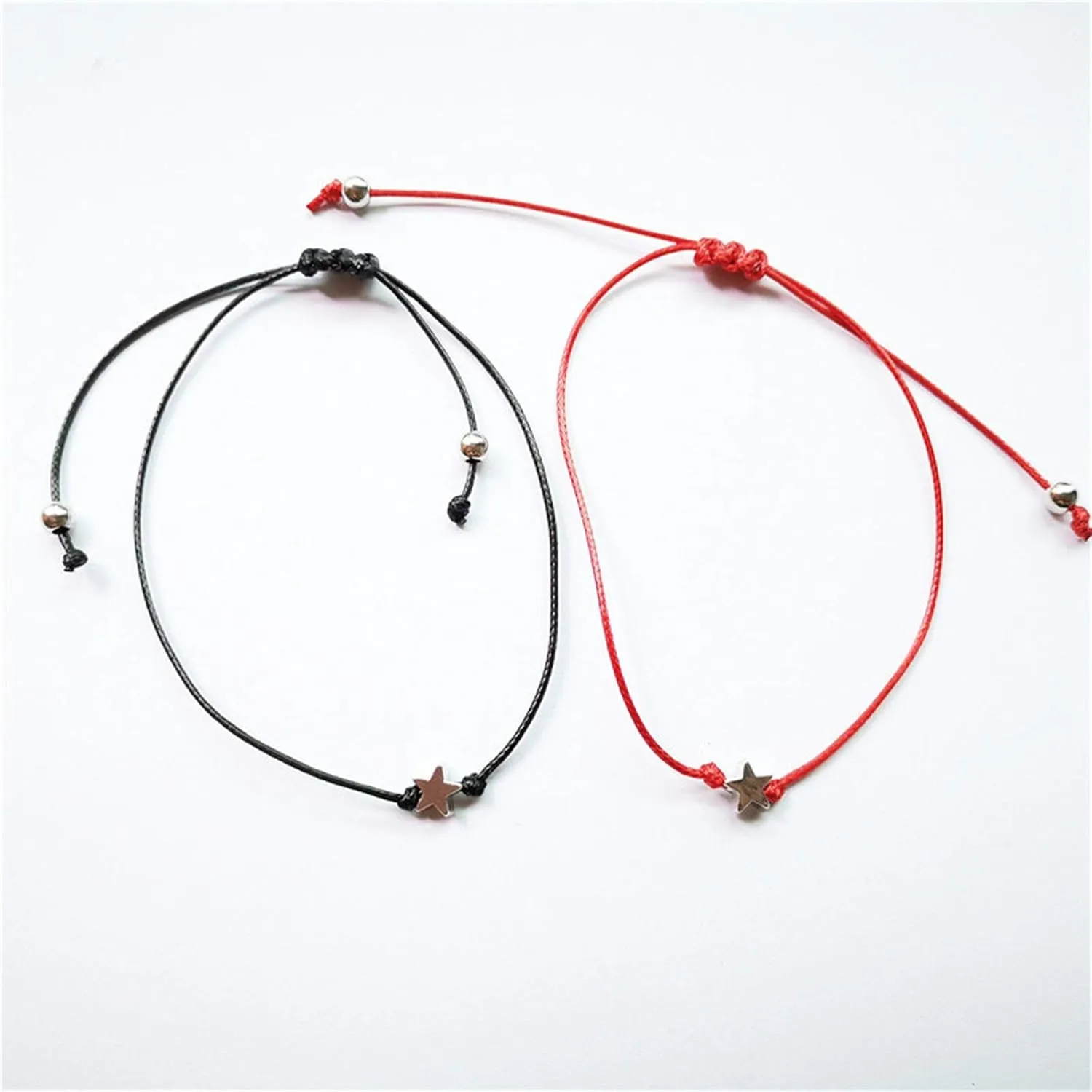 2 Pcs Pinky Promise Distance Matching Bracelet Friendship Couple Bracelet Heart Infinity Evil Eye Butterfly Star Moon Elephant Bracelets Mother Daughter Best Friend Couples Bracelets