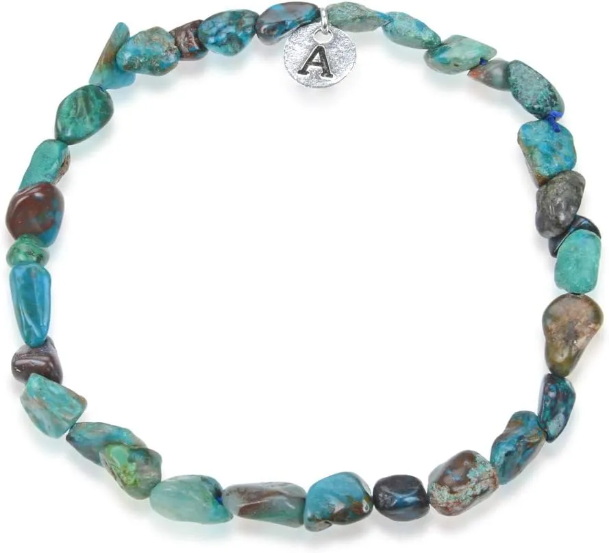 Adabele 1pc Natural Stretch Gemstone Bracelet 5mm-10mm Free Form Bead 7 Inch 7.5 Inch Healing Crystal Engergy Quartz Chakra Jewelry Women Birthday Gift