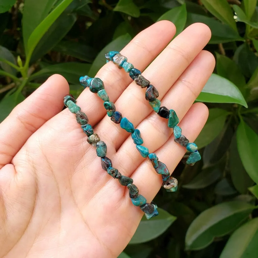 Adabele 1pc Natural Stretch Gemstone Bracelet 5mm-10mm Free Form Bead 7 Inch 7.5 Inch Healing Crystal Engergy Quartz Chakra Jewelry Women Birthday Gift