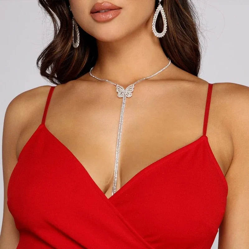 Amazing Rhinestone Back - Hand - Belly - Leg-Chains ~  Body Bling Accessories
