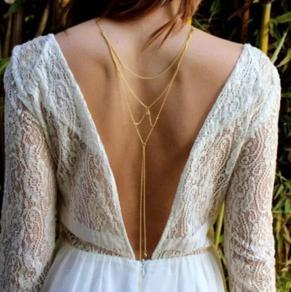 Amazing Rhinestone Back - Hand - Belly - Leg-Chains ~  Body Bling Accessories