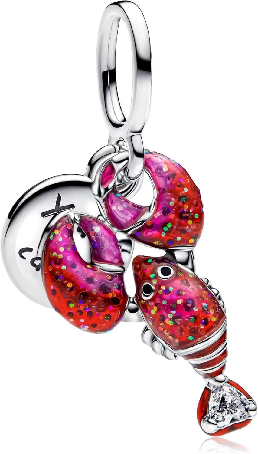 Animal Flower Heart Charms,Bead for Bracelets and Necklaces,S925 Sterling Silver Charms,For Women Jewelry Present