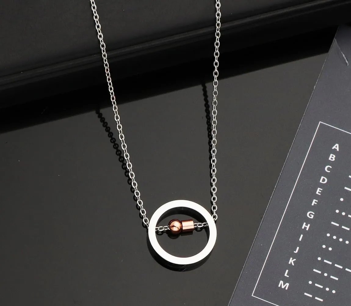 Ankiyabe Initial Necklaces in Morse Code for Women Teen Morse Code Alphabet Letters Name Necklace Gift for Her