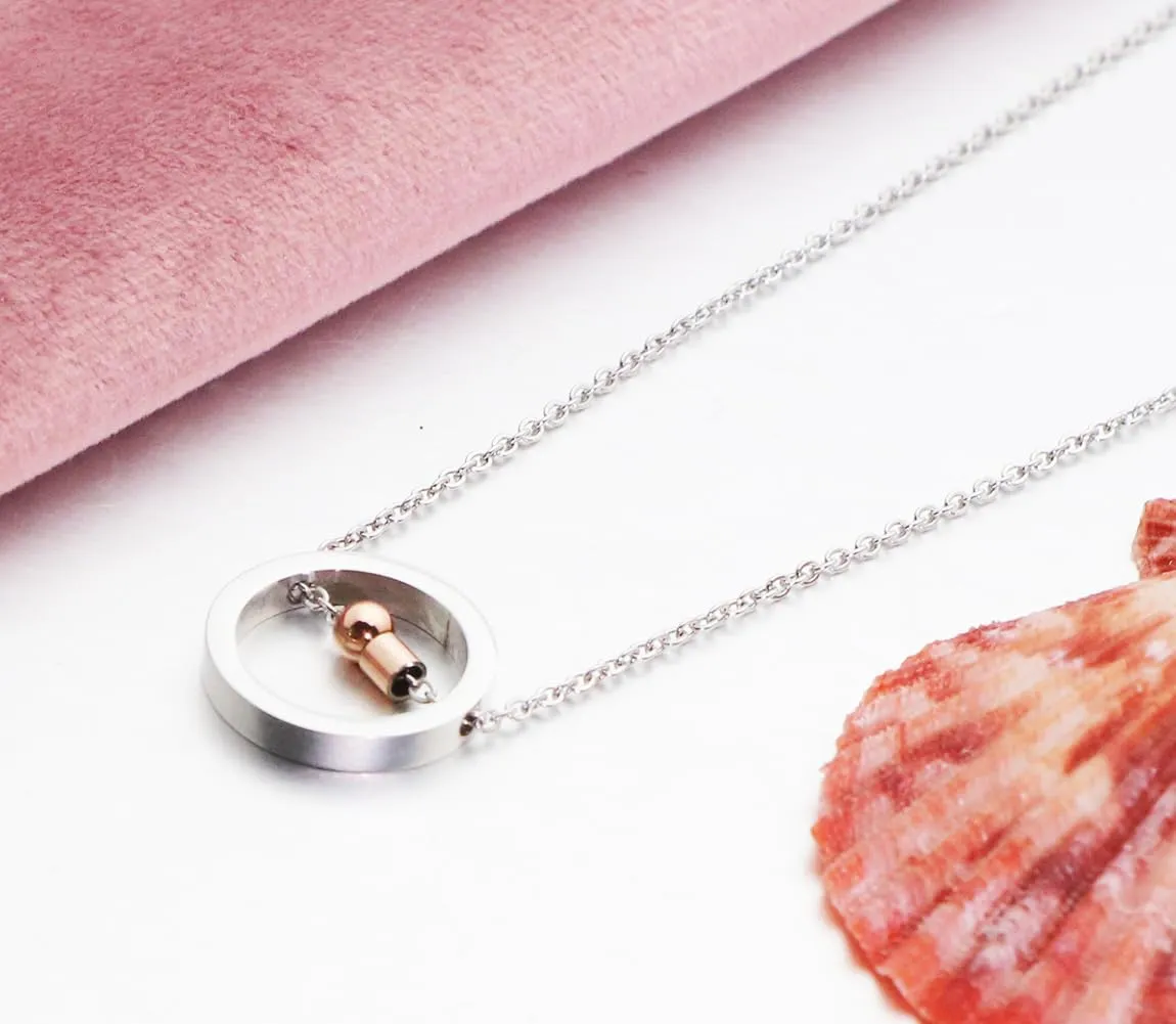 Ankiyabe Initial Necklaces in Morse Code for Women Teen Morse Code Alphabet Letters Name Necklace Gift for Her
