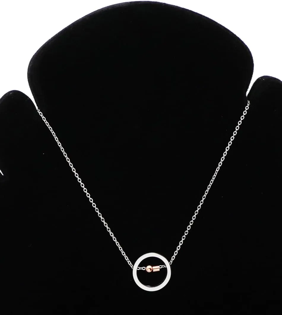 Ankiyabe Initial Necklaces in Morse Code for Women Teen Morse Code Alphabet Letters Name Necklace Gift for Her