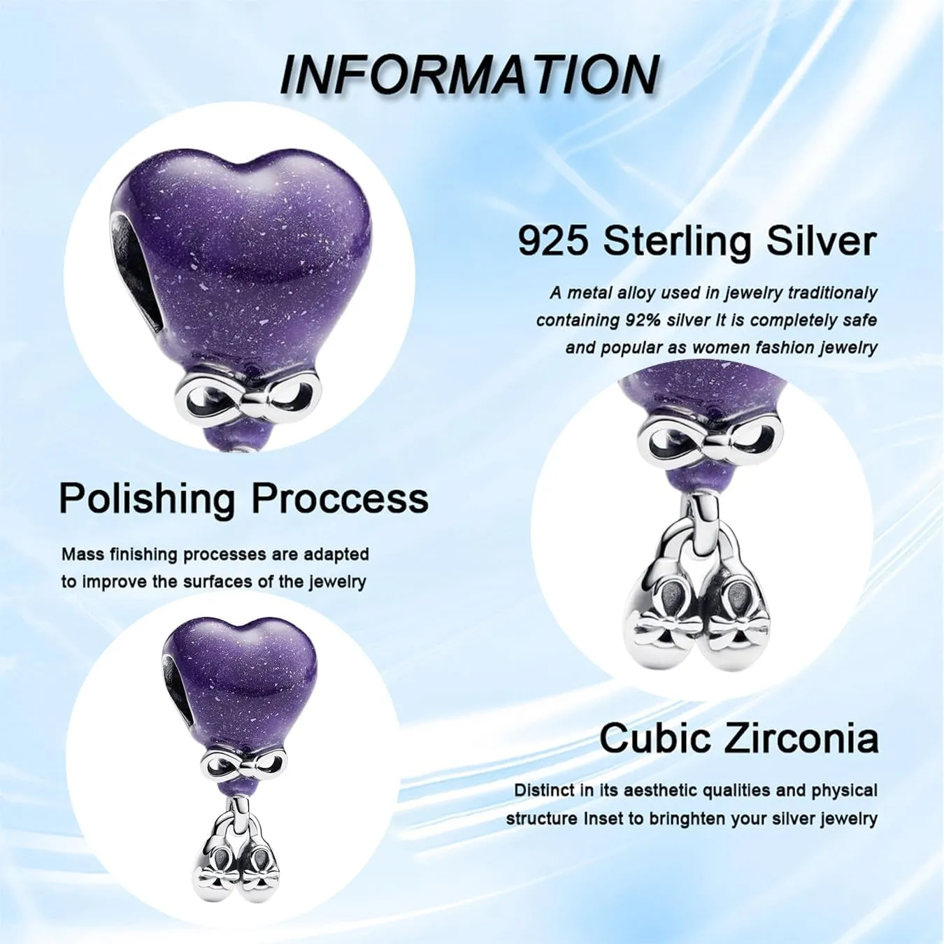 Birth Stone Love Heart Flying House Mom Crown Balloons Smile Children luch Charms for 925 Sterling Silver Bracelets Necklaces,Christmas Anniversary Jewelry Gifts