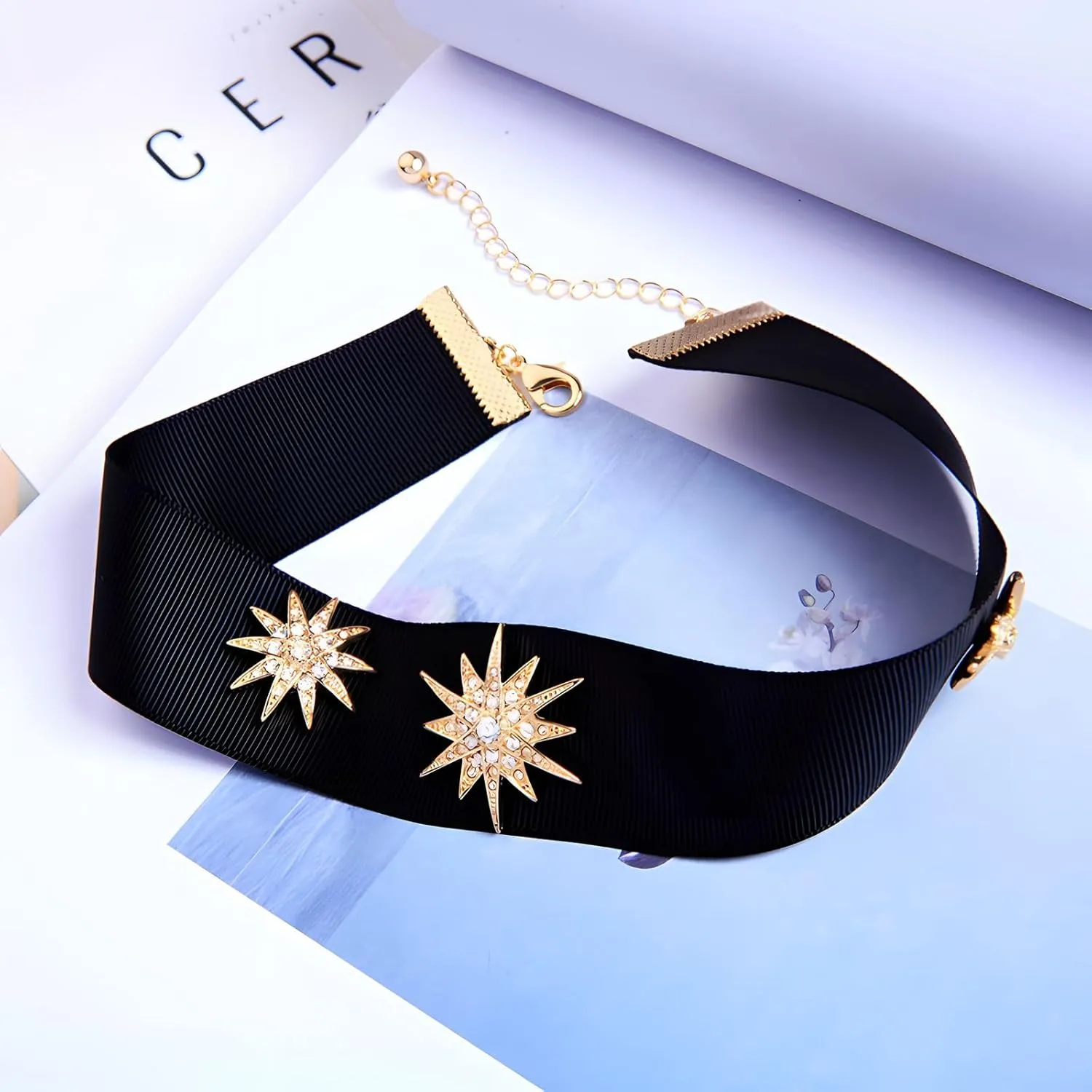 Black Choker Black Necklaces for Women, Adjustable Layered Velvet Leather Lace Collar Necklace, Goth Jewelry Gifts.Black Choker Necklace for Women Black Velvet Choker