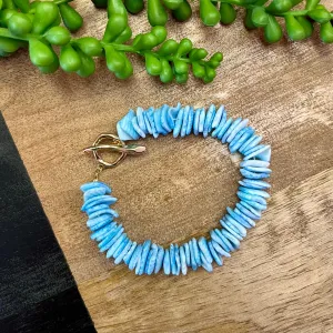 Blue Conch Shell Bracelet