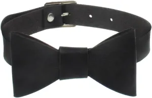Christmas Leather Choker Bowknot PU Choker Necklace Gothic Necklaces Collar Punk Neck Accessories Holiday Nightclub for Women