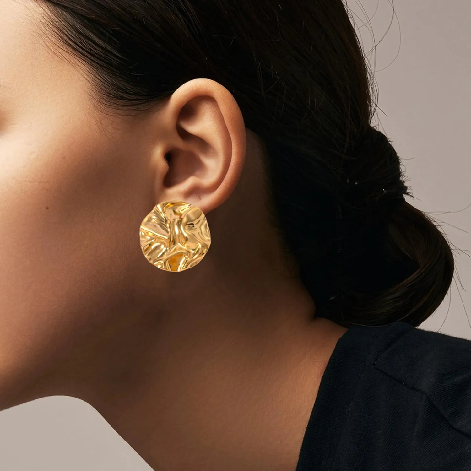 Chunky Gold Earrings for Women