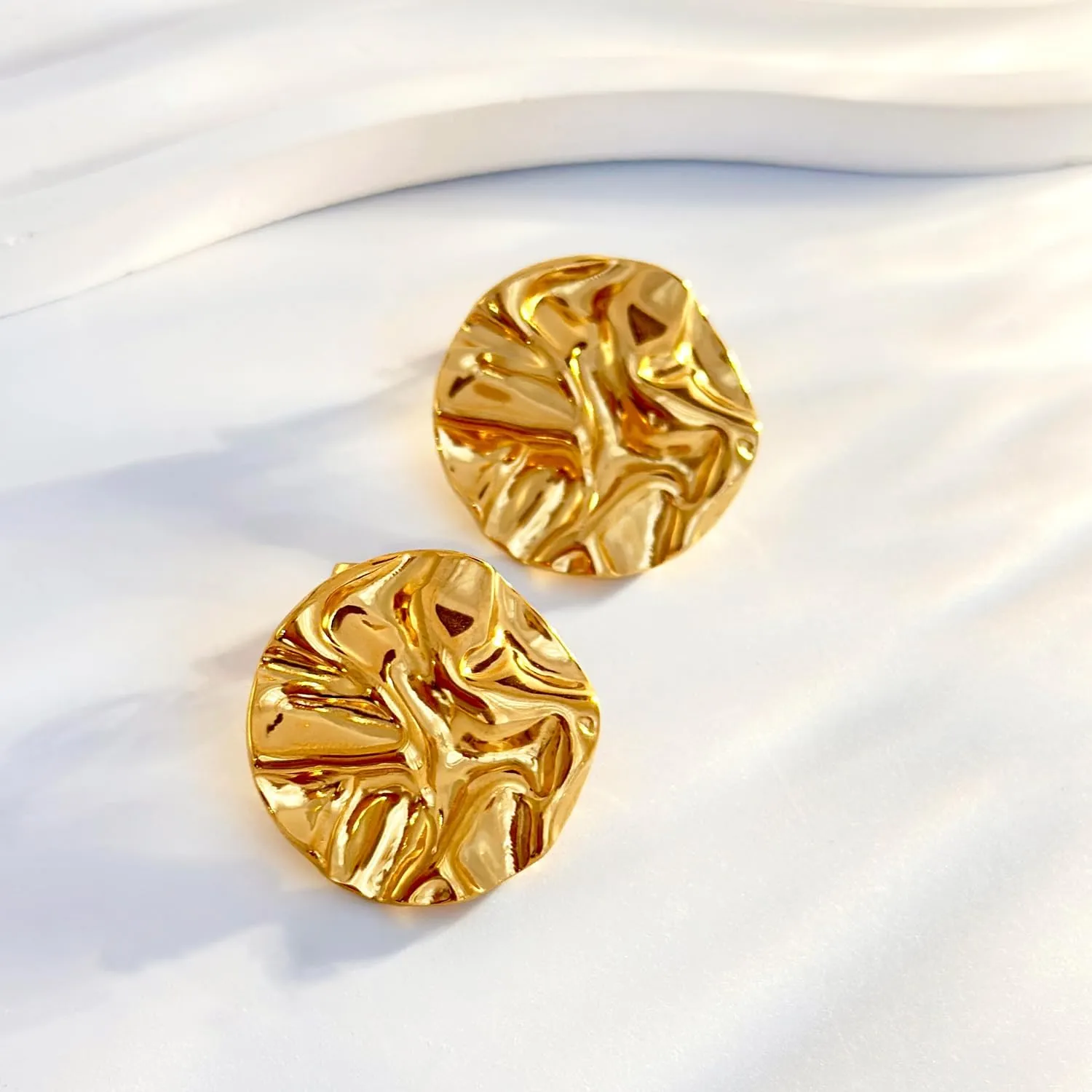 Chunky Gold Earrings for Women