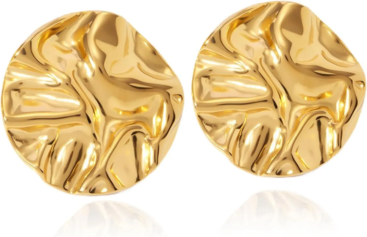 Chunky Gold Earrings for Women