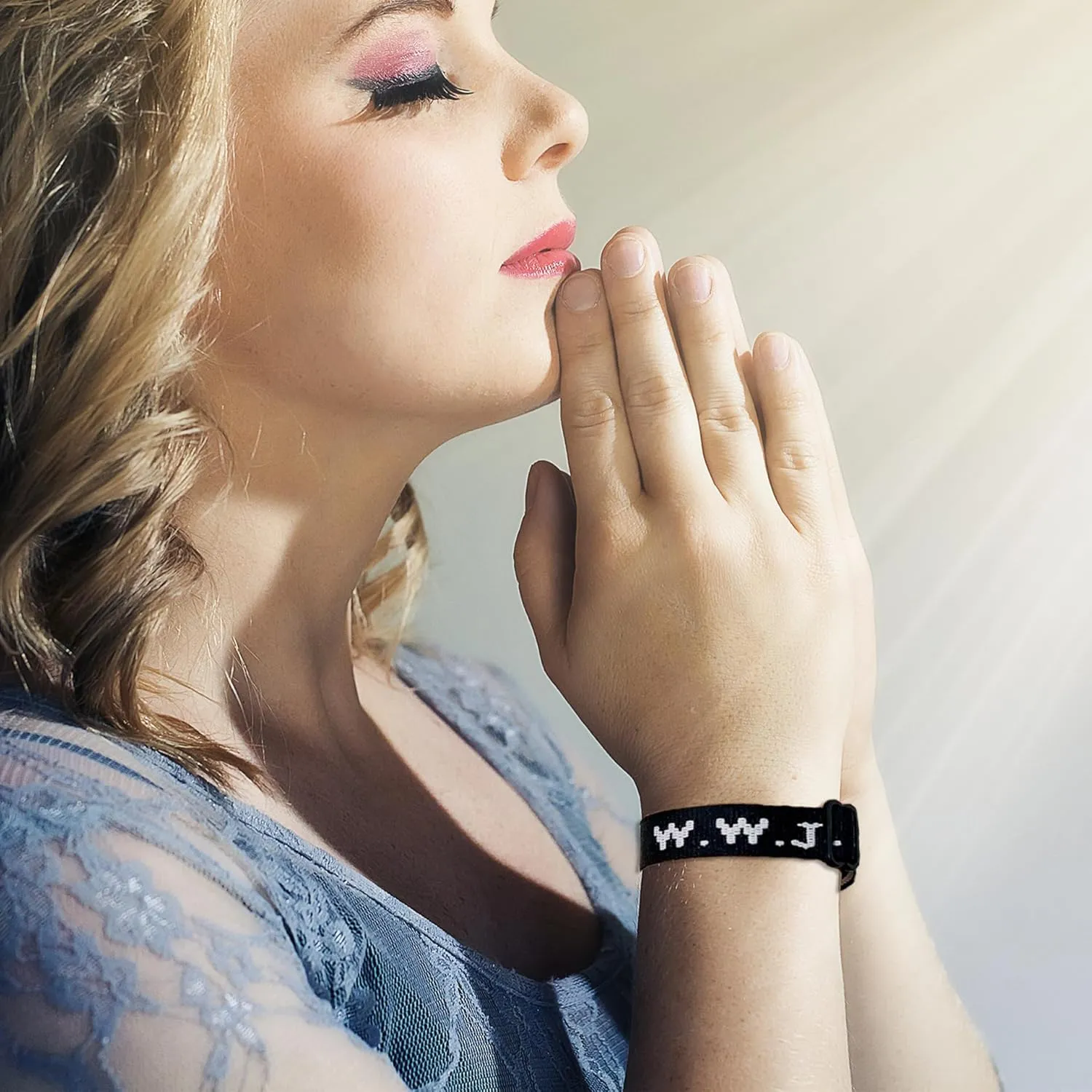 CJIAYUJEW WWJD Bracelets for Women Men What Would Jesus Do Bracelet Inspirational Religious Bracelet for Women Teens Girls