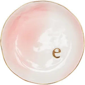 COLLECTIVE HOME - Ceramic Jewelry Tray, Decorative Trinket Dish for Rings Earrings Necklaces Bracelet Watch Keys, Birthday Mother's Day Christmas Gift for Women, 4.75", Colored Surface (E)