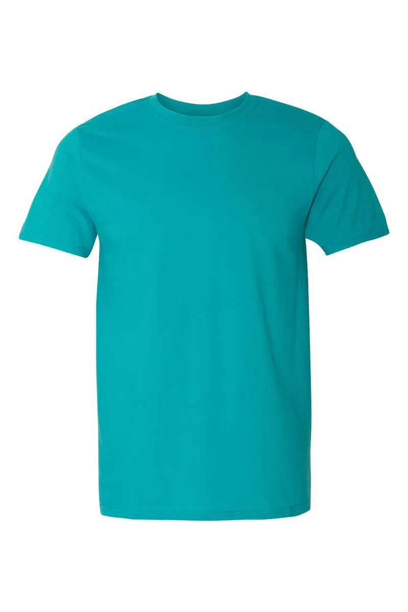 Colorful Less People More Dogs Softstyle Adult T-Shirt