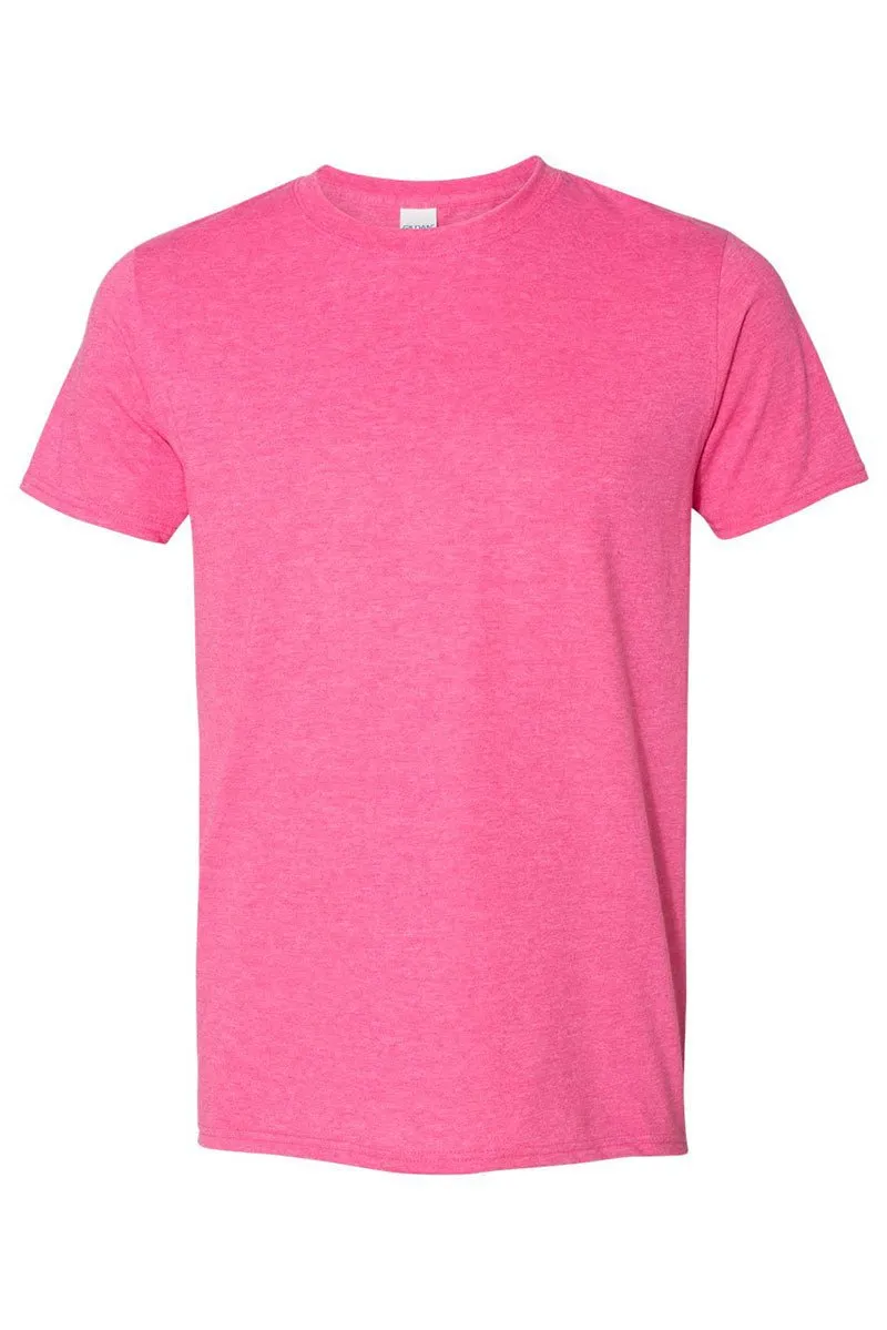 Colorful Less People More Dogs Softstyle Adult T-Shirt