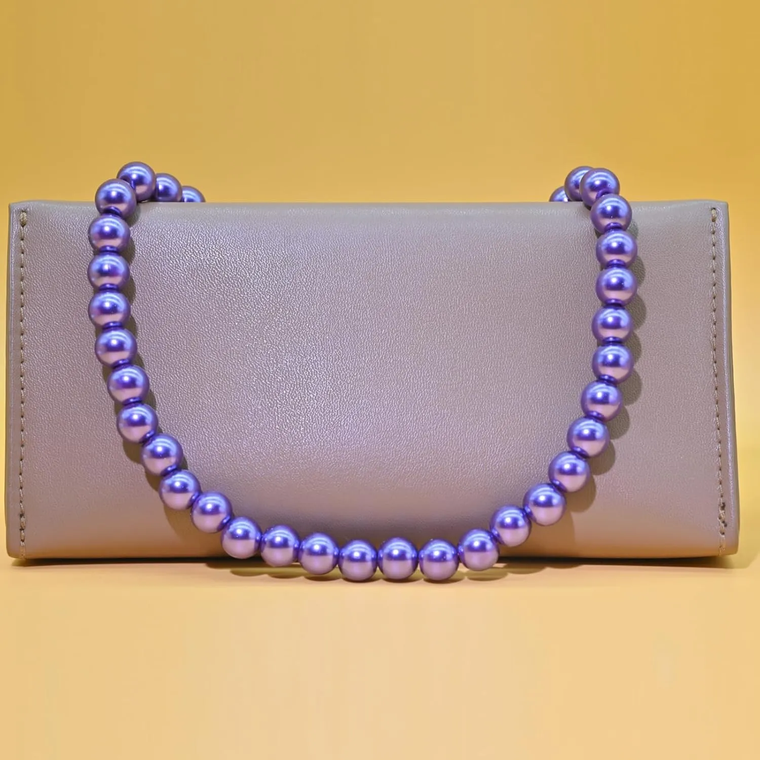 Colorful Mood Choker Baroque Bead Imitation Pearls Necklace, Women, Adults Simple Silver Dainty Pearl Necklaces for easy match