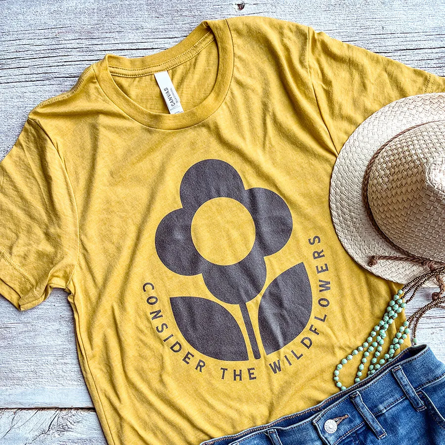 Consider the Wildflowers Triblend Tee / T Shirt