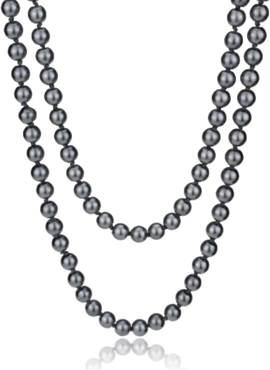 Created Navajo Pearl Necklace for Women Multi Strand Turquoise Choker Western Jewelry Vintage Boho Chic Beaded Statement Necklaces