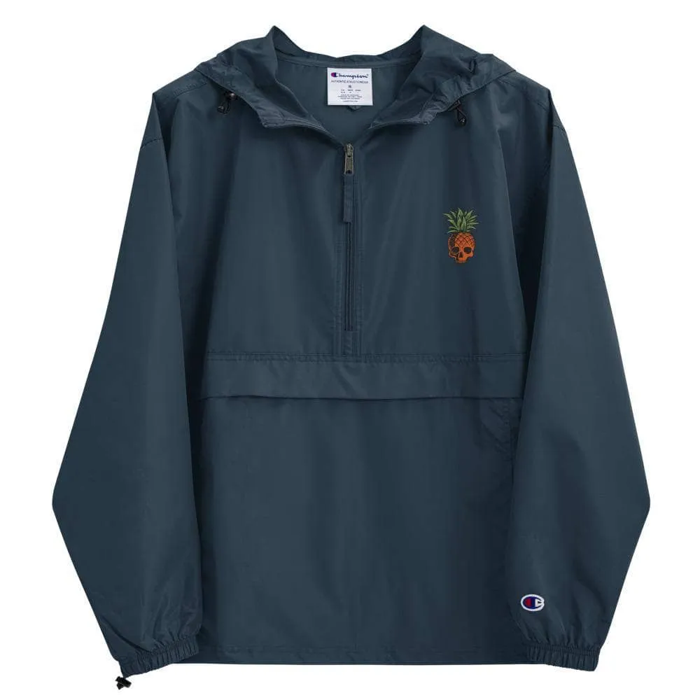 Deadly Pineapple Embroidered Champion Packable Jacket