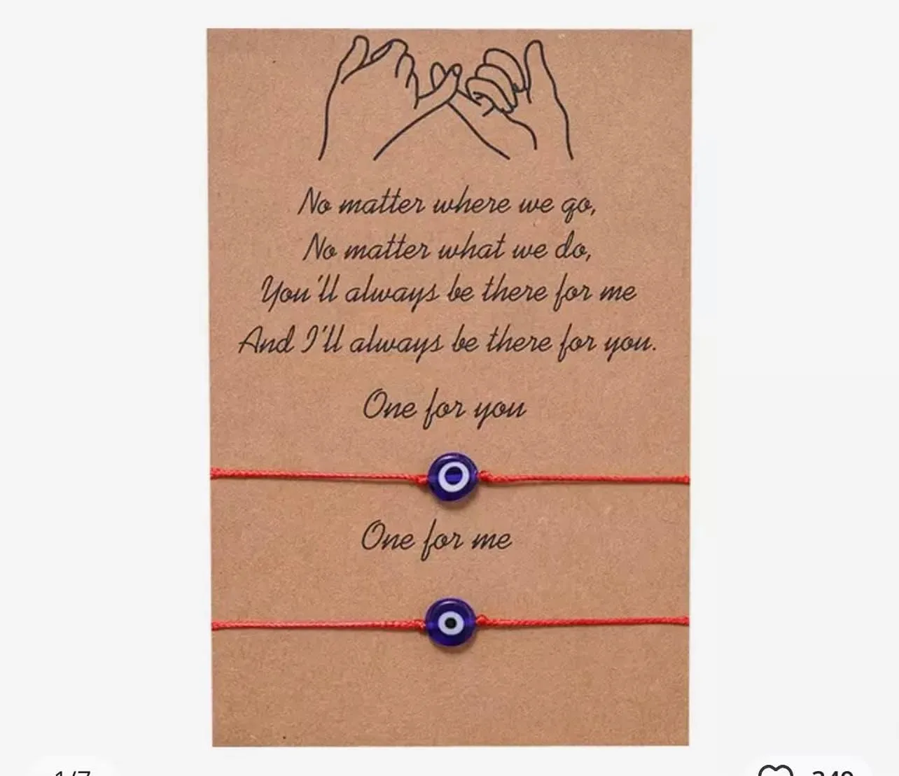 Evil Eye Friendship Bracelet