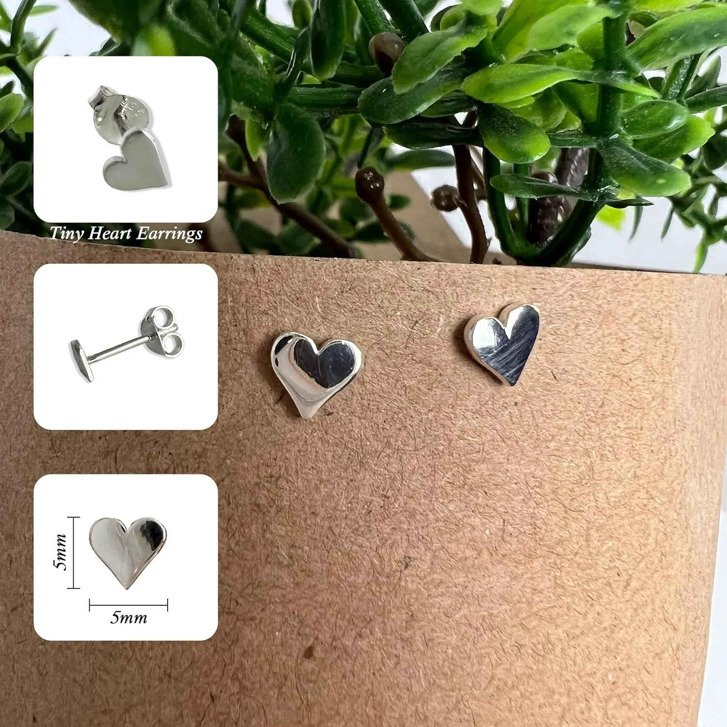 FashionJunkie4Life Sterling Silver Hobby Stud Earrings with Butterfly Backs