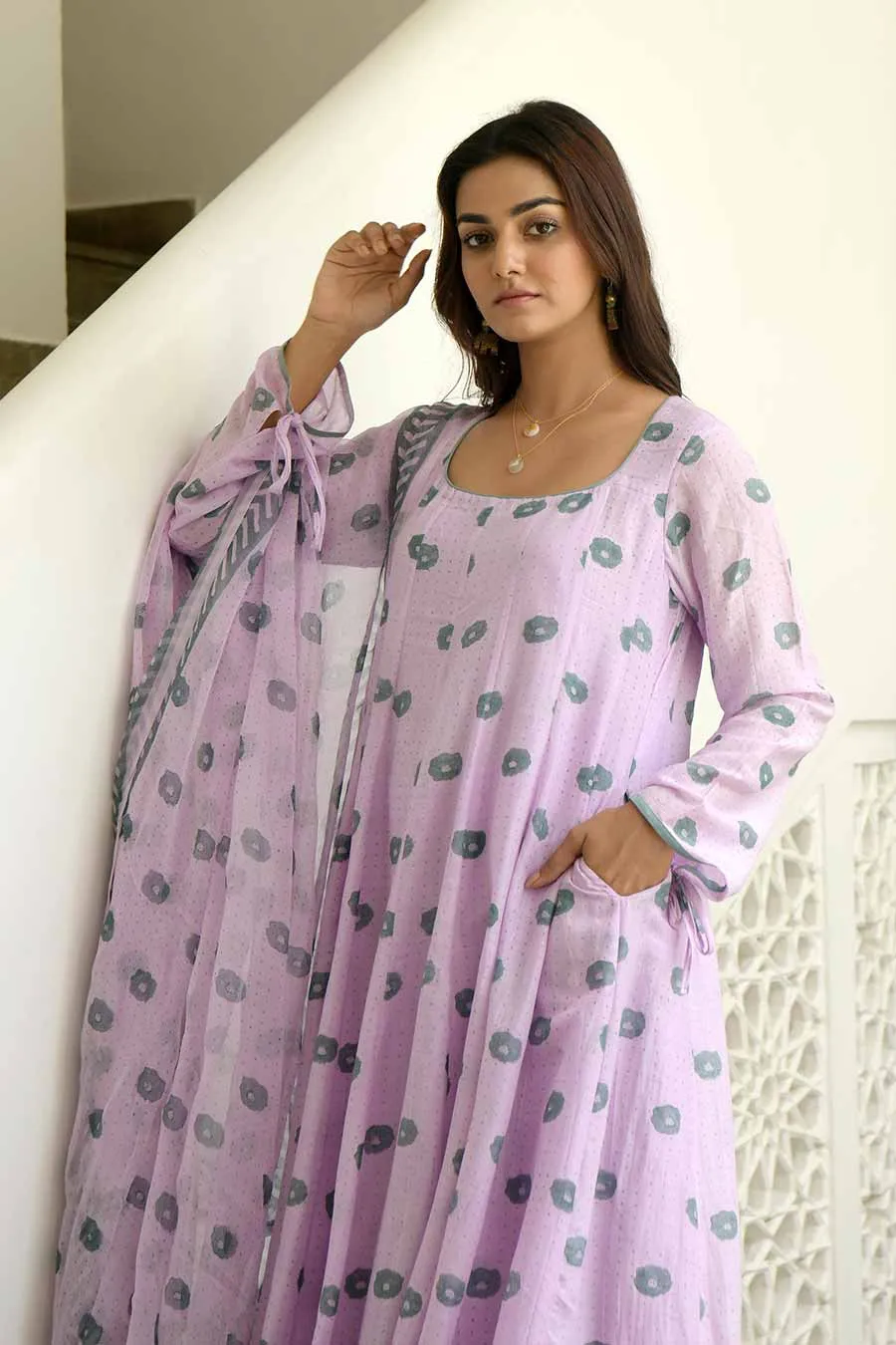 Fresh & Wild Lavender Kurta Set