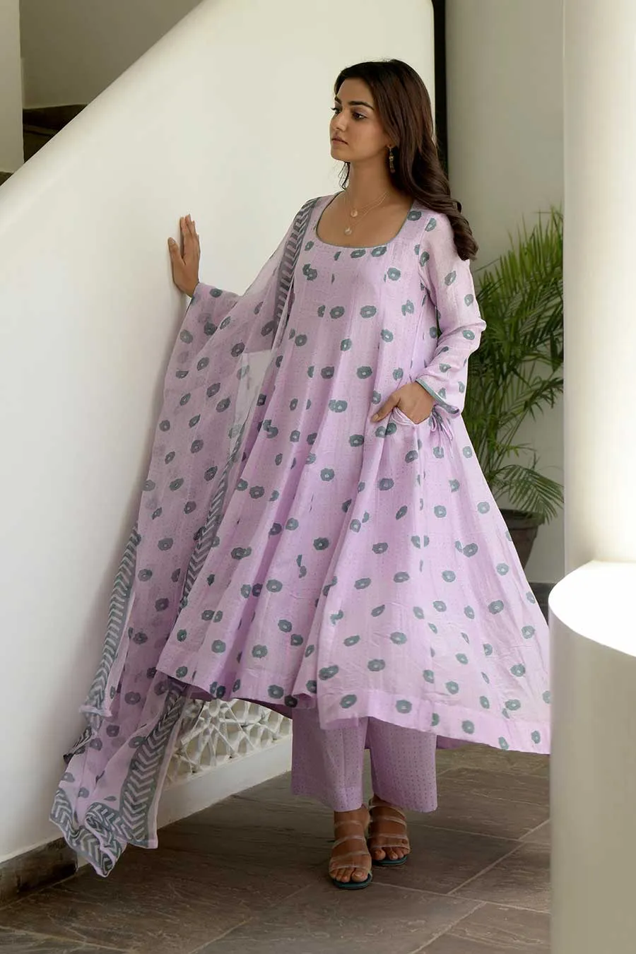 Fresh & Wild Lavender Kurta Set