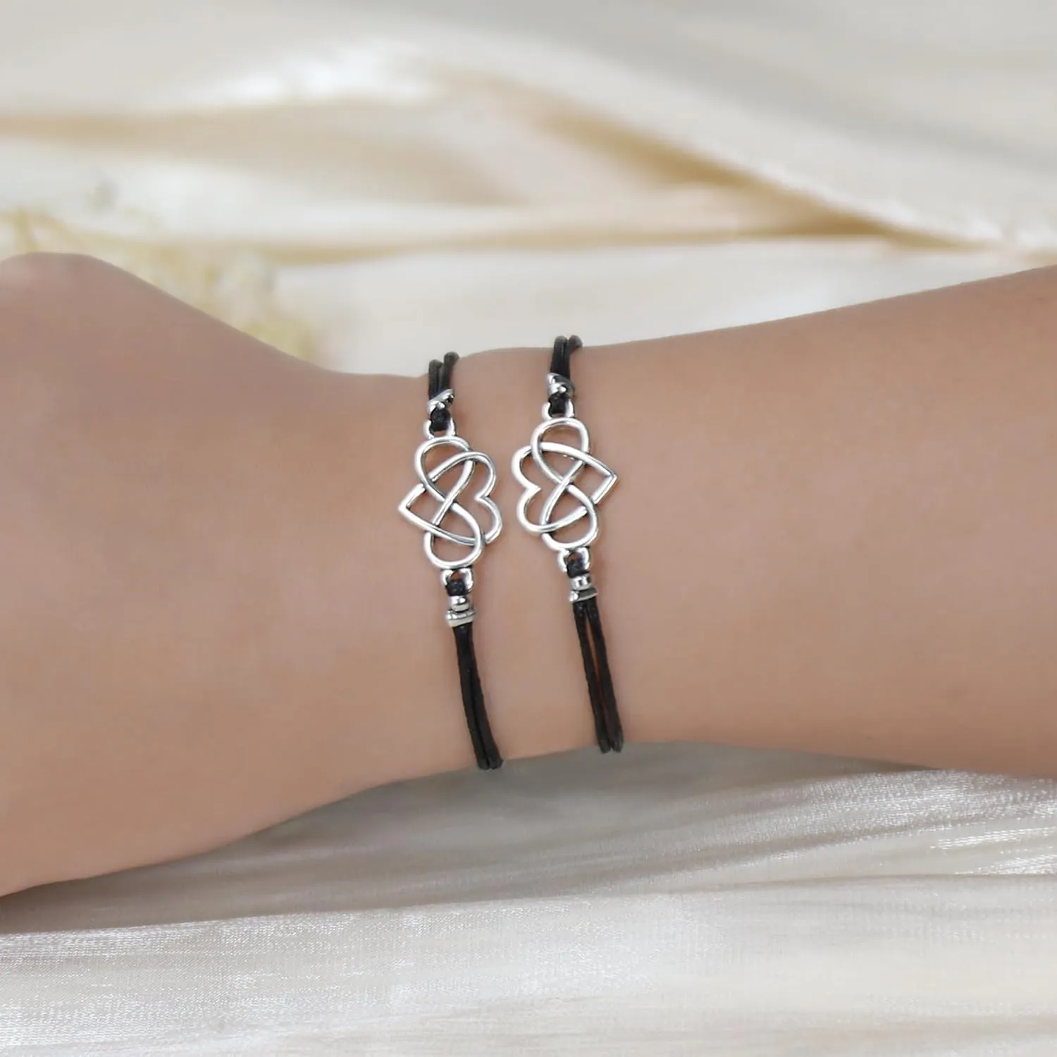 Friendship Gifts for Women - Best Friend Bracelets for 2, Friendship Bracelet, Heart Sunflower Butterfly Yin Yang Best Friend Jewelry, Birthday Valentines Gifts for Female Sister Bff