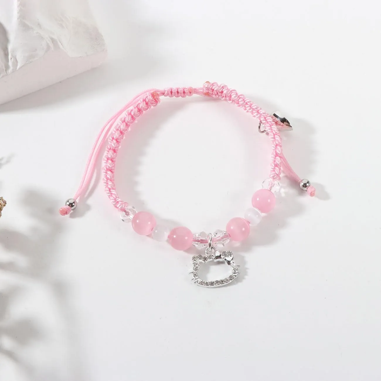 Friendship/Couples Bracelets Set, Birthday Valentine's Day Jewelry Gifts for BF GF Daughter Sister Bestie,Spider Kitty Gwen Matching Bracelet for Couples Best Friend