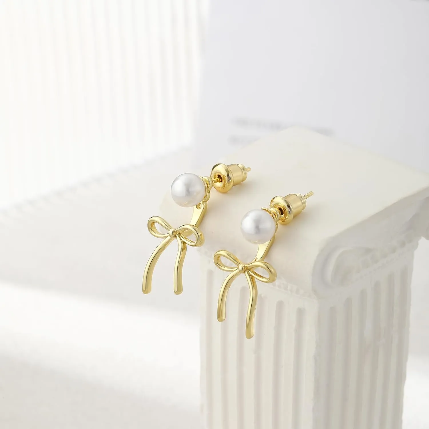 Gold Hoop Earrings for Women, Dainty 14k Real Gold/Silver Plated Small Huggie Earrings for Women Trendy Lightweight CZ Diamond Dangle Drop Earrings Hypoallergenic Jewelry