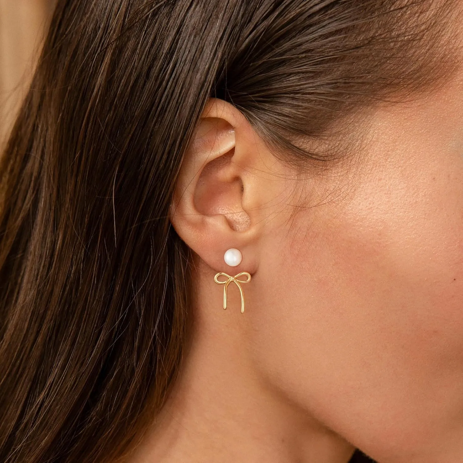 Gold Hoop Earrings for Women, Dainty 14k Real Gold/Silver Plated Small Huggie Earrings for Women Trendy Lightweight CZ Diamond Dangle Drop Earrings Hypoallergenic Jewelry