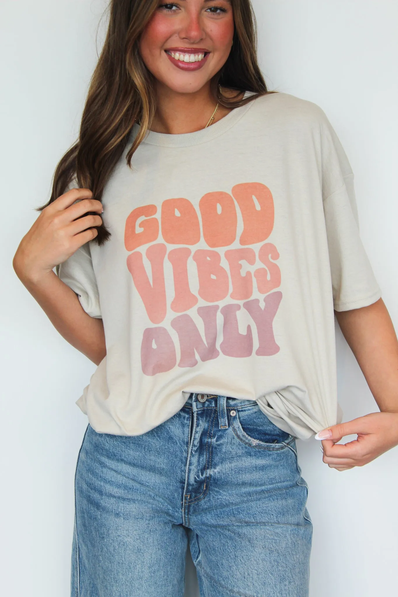 Good Vibes Only Graphic T-Shirt