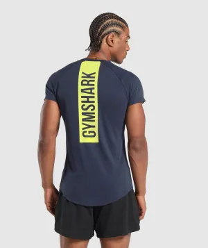 Gymshark Bold T-Shirt - Heavy Blue