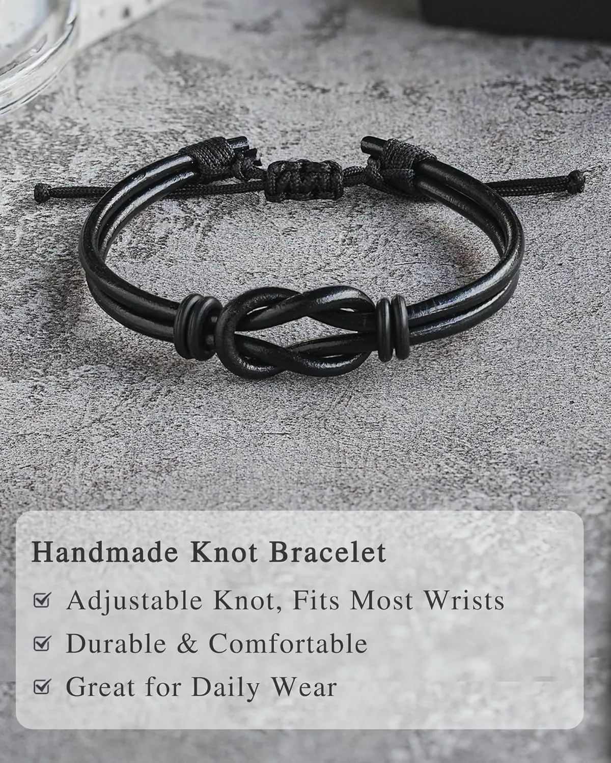 Handmade Inspirational Knot Bracelets for Teens - Perfect Gifts With Quote Card