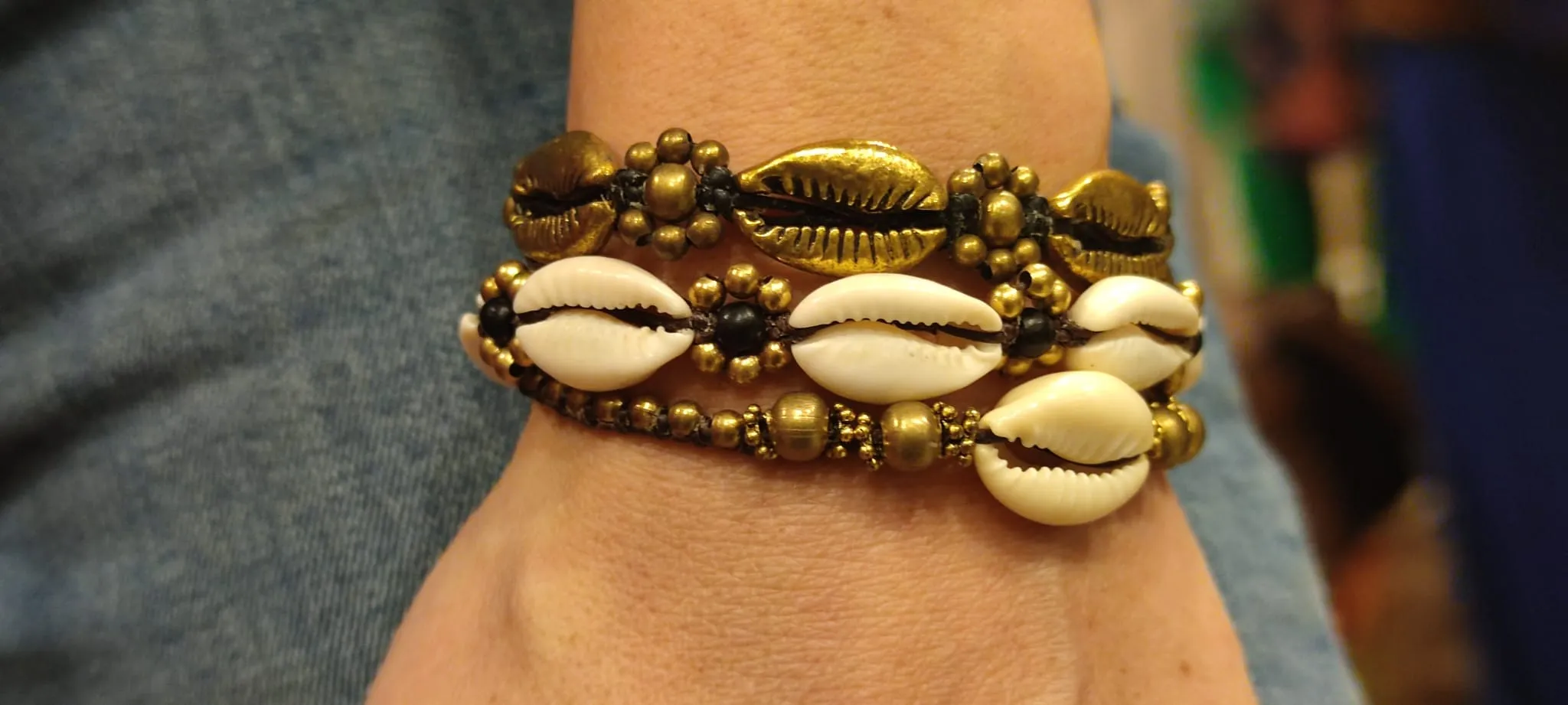 Handmade Steanless Steal shell Bracelets- Shell Beauty