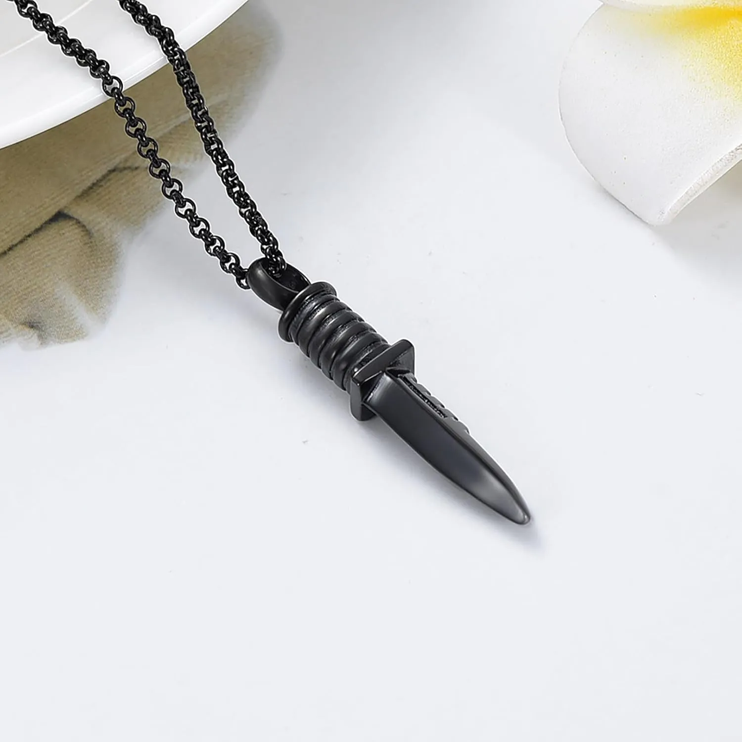 Hearbeingt Cremation Jewelry for Ashes Swiss Army Knife Memorial Urn Necklace for Men, Viking Cremation Axe Necklace Keepsake Pendant for Ashes