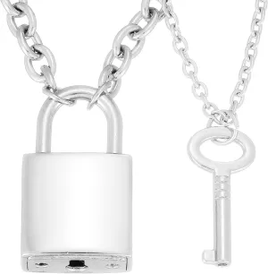 HUTIMY Lock And Key Necklace for Couples Matching Boyfriend And Girlfriend Jewelry You Hold The Key To My Heart Bf Gf Couple Necklaces