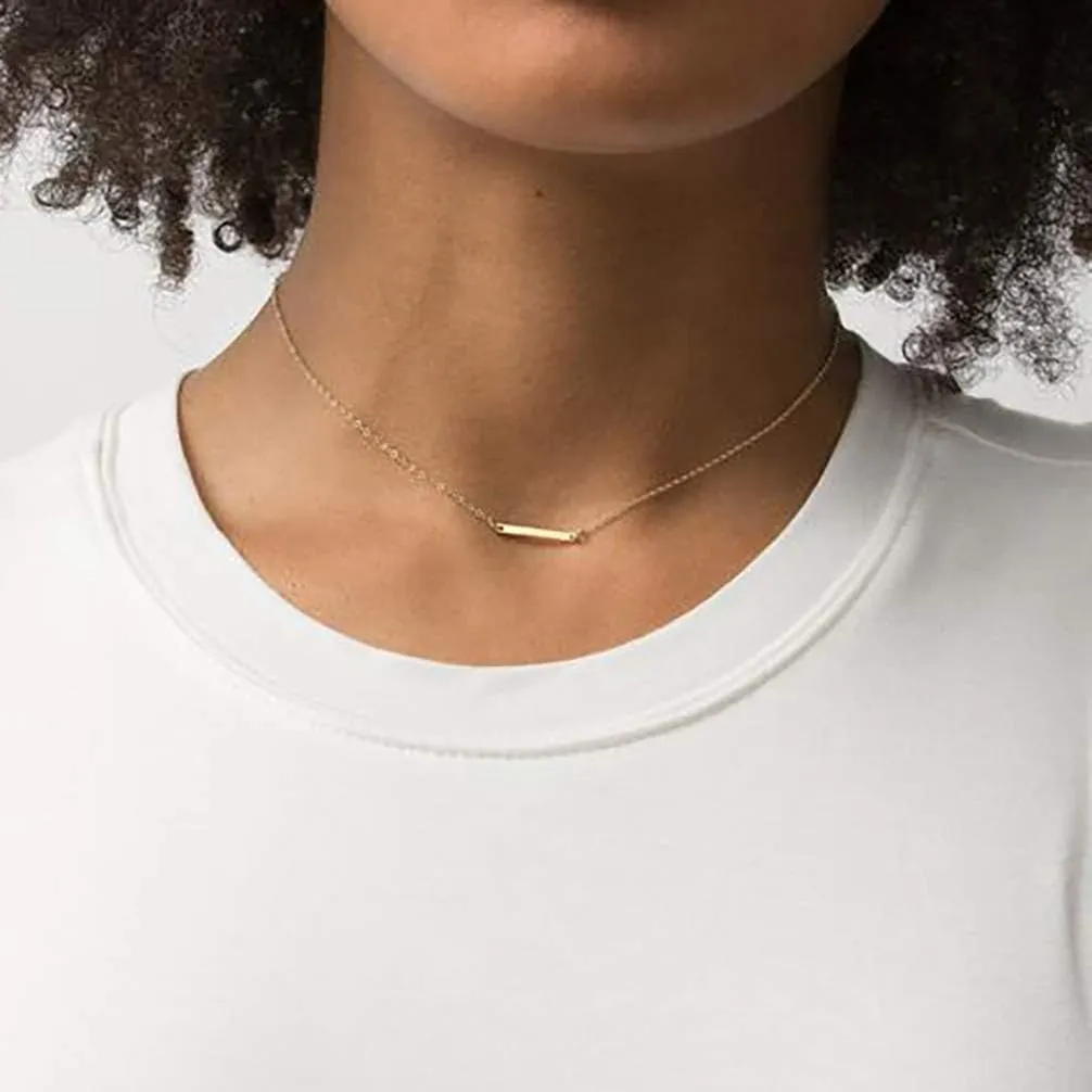 itianxi Dainty Cross Charm Pendant Necklaces,14K Gold Tiny Three Ball Necklace,Simple Fashion Jewelry for Women