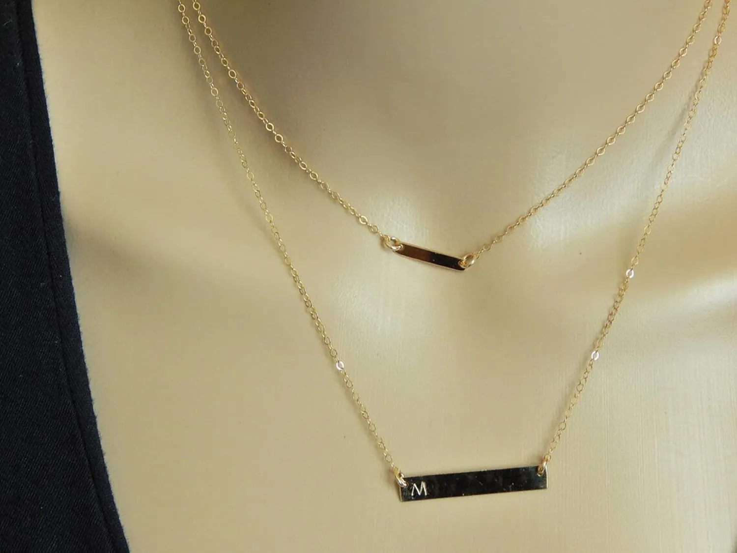 itianxi Dainty Cross Charm Pendant Necklaces,14K Gold Tiny Three Ball Necklace,Simple Fashion Jewelry for Women