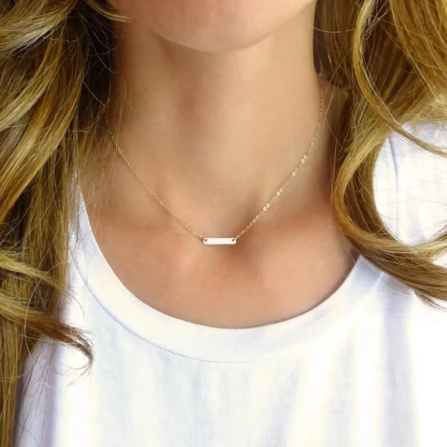 itianxi Dainty Cross Charm Pendant Necklaces,14K Gold Tiny Three Ball Necklace,Simple Fashion Jewelry for Women
