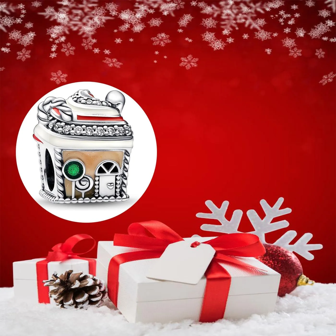 Jewelry 925 Sterling Silver Animals Chrismas Tree Character Charms for Women Bracelets Necklaces,Mother's Day Christmas Gifts for Women