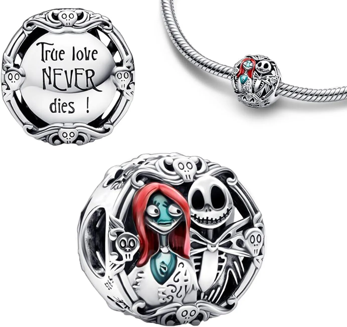 Jewelry 925 Sterling Silver Animals Chrismas Tree Character Charms for Women Bracelets Necklaces,Mother's Day Christmas Gifts for Women