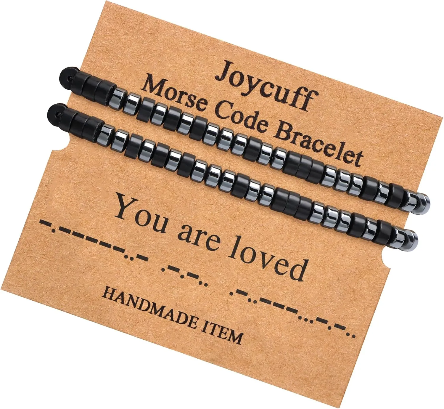 JoycuFF Morse Code Bracelets for Women Men Gifts for Her Him Mom Dad Daughter Sister Best Friend Funny Inspirational Bracelets for Women Jewelry Adjustable Silk Beaded Wrap Bracelet