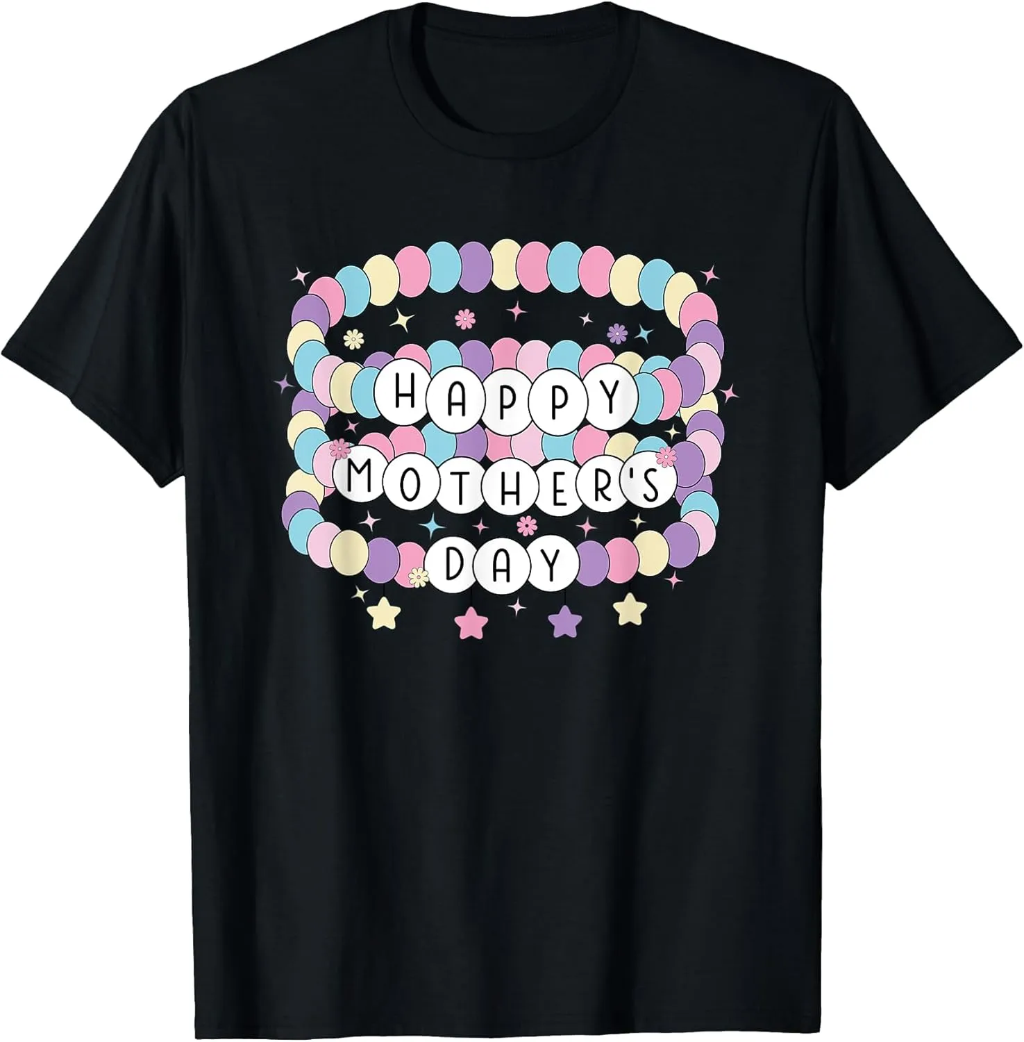 Kids Friendship Bracelets Happy Mother's Day Mommy Mom Girls T-Shirt