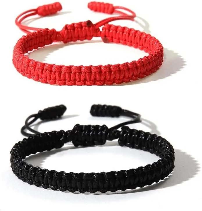 KZL Blue Friendship Bracelets Handmade Tibetan Buddhist Bracelet Set for Women Men Adjustable Braided Rope String Blue Bracelet Lucky Protection Woven Cotton Couple Strand Bracelets Jewelry