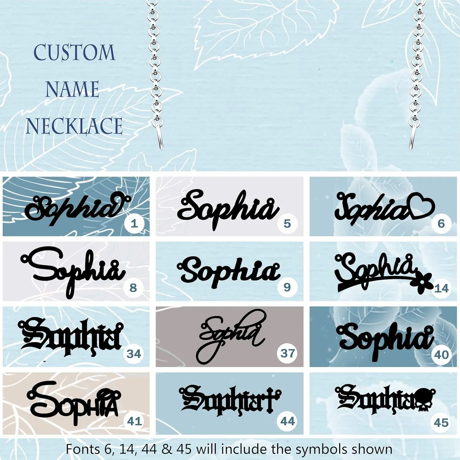 Lucky Necklace Personalized Sterling Silver Custom Name Necklace for Women Inspirational Gift