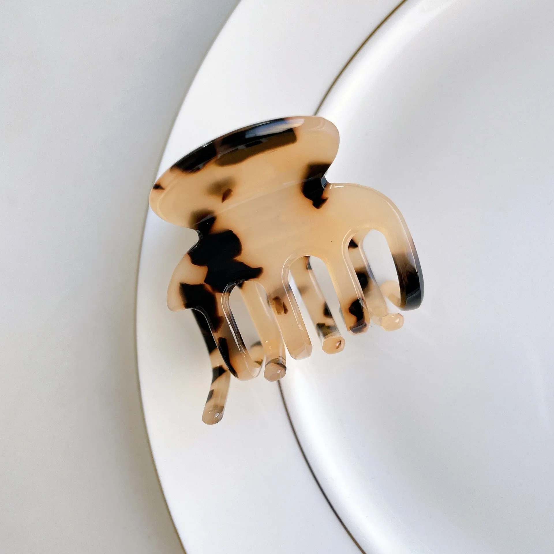 Mini Neutral Colors Hair Claw