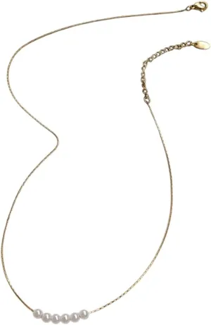 New 2025 Unisex Simple Stainless Steel Imitation Irregular Pearl Pendant Necklaces For Women Dainty Choker Jewelry Gift With You Accessories Trendy Creative For Women And Men